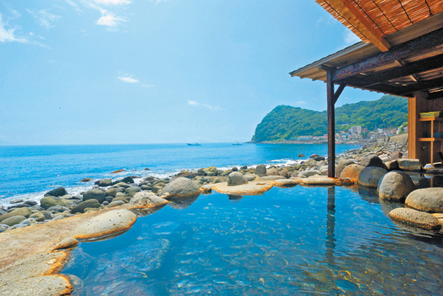 海の見える露天風呂